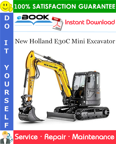 Thumbnail ☆☆ Best ☆☆ New Holland E30C Mini Excavator Service Repair Manual
