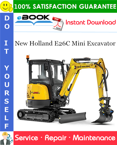 Thumbnail ☆☆ Best ☆☆ New Holland E26C Mini Excavator Service Repair Manual