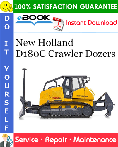 Thumbnail ☆☆ Best ☆☆ New Holland D180C Crawler Dozers Service Repair Manual #2