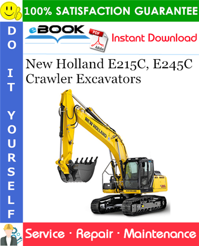 Thumbnail ☆☆ Best ☆☆ New Holland E215C, E245C Crawler Excavators Service Repair Manual #2