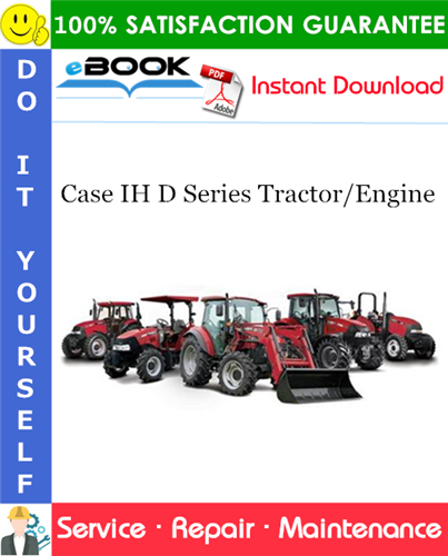 Thumbnail ☆☆ Best ☆☆ Case IH D Series Tractor/Engine Service Repair Manual
