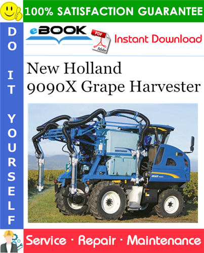 Thumbnail ☆☆ Best ☆☆ New Holland 9090X Grape Harvester Service Repair Manual