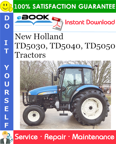 Thumbnail ☆☆ Best ☆☆ New Holland TD5030, TD5040, TD5050 Tractors Service Repair Manual