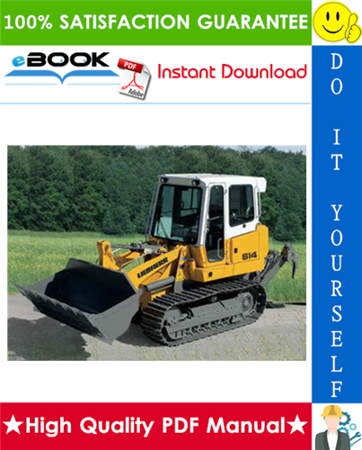 Thumbnail ☆☆ Best ☆☆ Liebherr LR614 Series 4 Litronic Crawler Loader Service Repair Manual