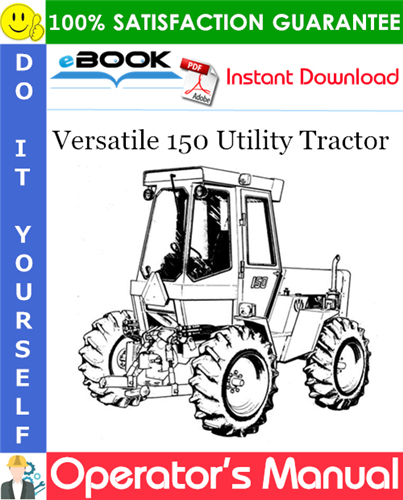 Thumbnail ☆☆ Best ☆☆ Versatile 150 Utility Tractor Operators Manual (Model Year: 1977)