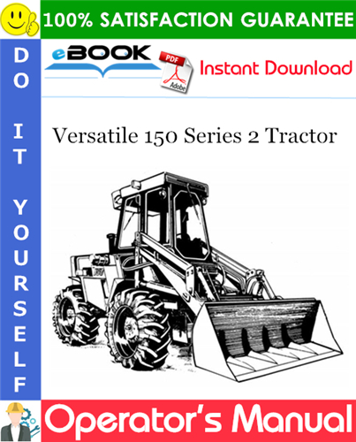 Thumbnail ☆☆ Best ☆☆ Versatile 150 Series 2 Tractor Operators Manual (Model Year: 1980)