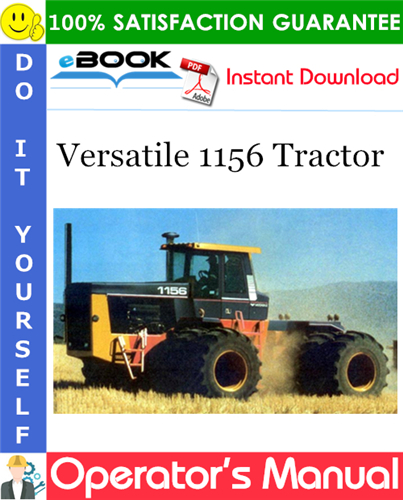 Thumbnail ☆☆ Best ☆☆ Versatile 1156 Tractor Operators Manual