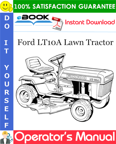Thumbnail ☆☆ Best ☆☆ Ford LT10A Lawn Tractor Operators Manual