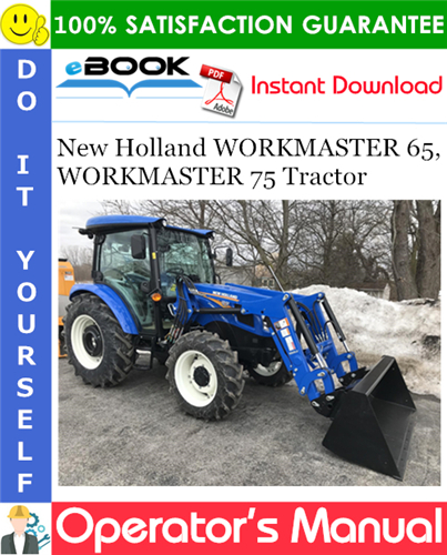 Thumbnail ☆☆ Best ☆☆ New Holland WORKMASTER 65, WORKMASTER 75 Tractor Operators Manual