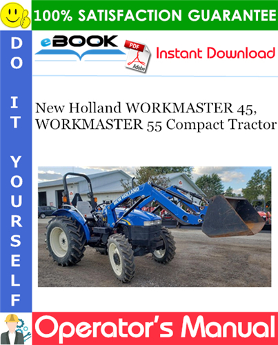 Thumbnail ☆☆ Best ☆☆ New Holland WORKMASTER 45, WORKMASTER 55 Compact Tractor Operators Manual