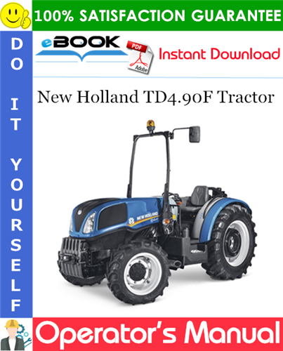 Thumbnail ☆☆ Best ☆☆ New Holland TD4.90F Tractor Operators Manual