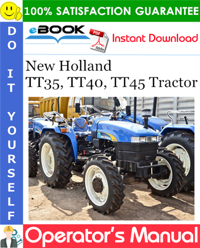 Thumbnail ☆☆ Best ☆☆ New Holland TT35, TT40, TT45 Tractor Operators Manual