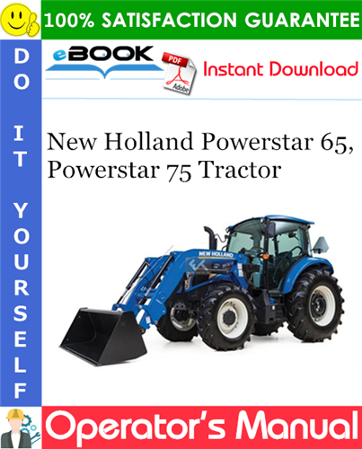 Thumbnail ☆☆ Best ☆☆ New Holland Powerstar 65, Powerstar 75 Tractor Operators Manual