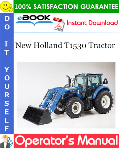Thumbnail ☆☆ Best ☆☆ New Holland T1530 Tractor Operators Manual
