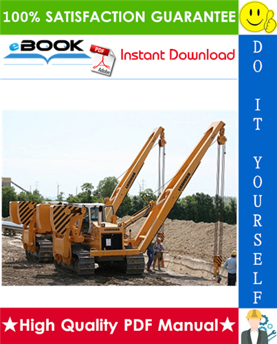 Thumbnail ☆☆ Best ☆☆ Liebherr RL 22 - 52 Litronic Pipe Layers Service Repair Manual