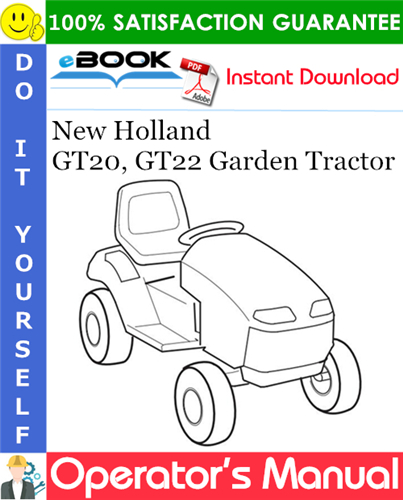 Thumbnail ☆☆ Best ☆☆ New Holland GT20, GT22 Garden Tractor Operators Manual Thumbnail ☆☆ Best ☆☆ New Holland GT20, GT22 Garden Tractor Operators Manual