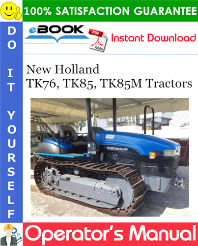 Thumbnail ☆☆ Best ☆☆ New Holland TK76, TK85, TK85M Tractors Operators Manual