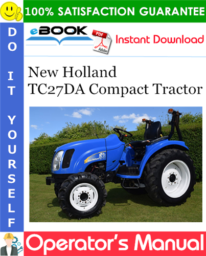 Thumbnail ☆☆ Best ☆☆ New Holland TC27DA Compact Tractor Operators Manual Thumbnail ☆☆ Best ☆☆ New Holland TC27DA Compact Tractor Operators Manual