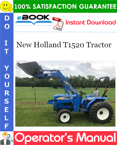 Thumbnail ☆☆ Best ☆☆ New Holland T1520 Tractor Operators Manual #1