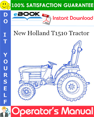 Thumbnail ☆☆ Best ☆☆ New Holland T1510 Tractor Operators Manual