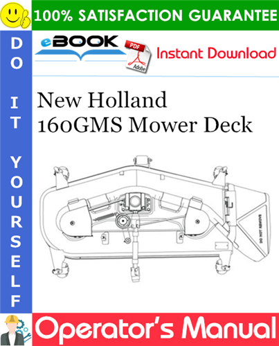 Thumbnail ☆☆ Best ☆☆ New Holland 160GMS Mower Deck Operators Manual