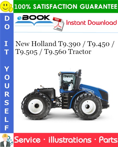 Thumbnail ☆☆ Best ☆☆ New Holland T9.390 / T9.450 / T9.505 / T9.560 Tractor Parts Catalog Manual