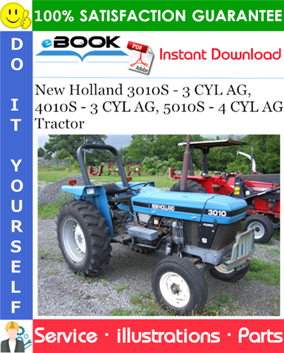 Thumbnail ☆☆ Best ☆☆ New Holland 3010S - 3 CYL AG, 4010S - 3 CYL AG, 5010S - 4 CYL AG Tractor Parts Catalog Manual