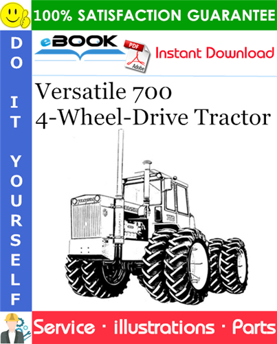 Thumbnail ☆☆ Best ☆☆ Versatile 700 4-Wheel-Drive Tractor Parts Catalog Manual