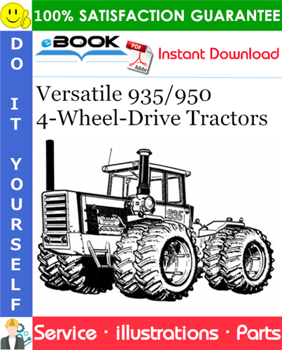 Thumbnail ☆☆ Best ☆☆ Versatile 935/950 4-Wheel-Drive Tractors Parts Catalog Manual