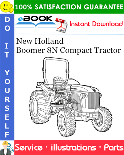 Thumbnail ☆☆ Best ☆☆ New Holland Boomer 8N Compact Tractor Parts Catalog Manual