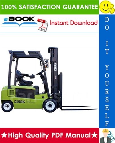 Thumbnail ☆☆ Best ☆☆ Clark GEX16, GEX18, GEX20s (4 Wheel), GTX16, GTX18, GTX20s (3 Wheel) Forklift Trucks Service Repair Manual