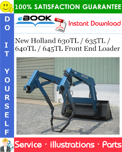 Thumbnail ☆☆ Best ☆☆ New Holland 630TL / 635TL / 640TL / 645TL Front End Loader Parts Catalog Manual