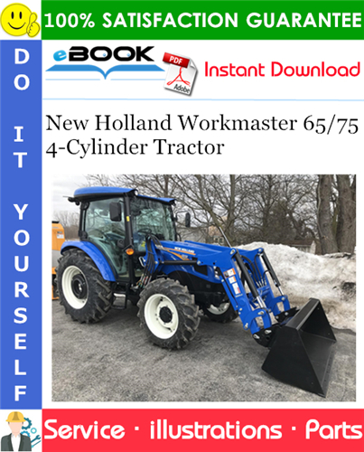 Thumbnail ☆☆ Best ☆☆ New Holland Workmaster 65/75 4 Cylinder Tractor Parts Catalog Manual