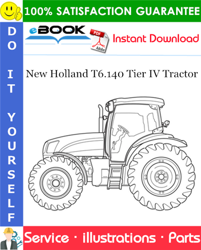 Thumbnail ☆☆ Best ☆☆ New Holland T6.140 Tier IV Tractor Parts Catalog Manual