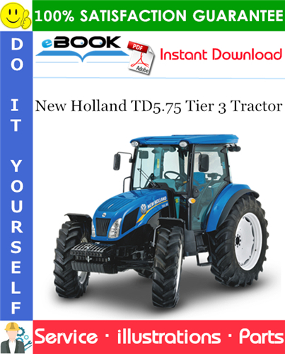 Thumbnail ☆☆ Best ☆☆ New Holland TD5.75 Tier 3 Tractor Parts Catalog Manual