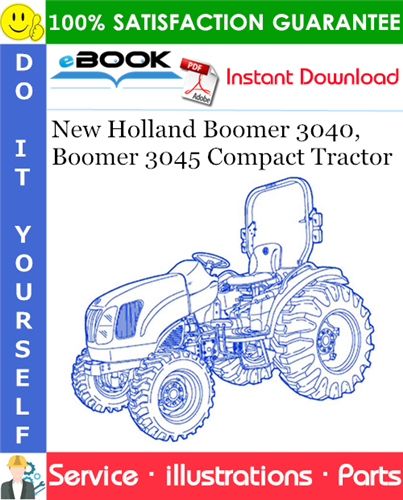 Thumbnail ☆☆ Best ☆☆ New Holland Boomer 3040, Boomer 3045 Compact Tractor Parts Catalog Manual