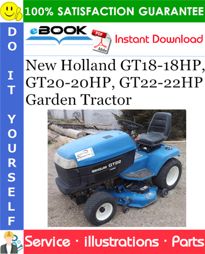 Thumbnail ☆☆ Best ☆☆ New Holland GT18-18HP, GT20-20HP, GT22-22HP Garden Tractor Parts Catalog Manual
