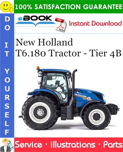 Thumbnail ☆☆ Best ☆☆ New Holland T6.180 Tractor - Tier 4B Parts Catalog Manual