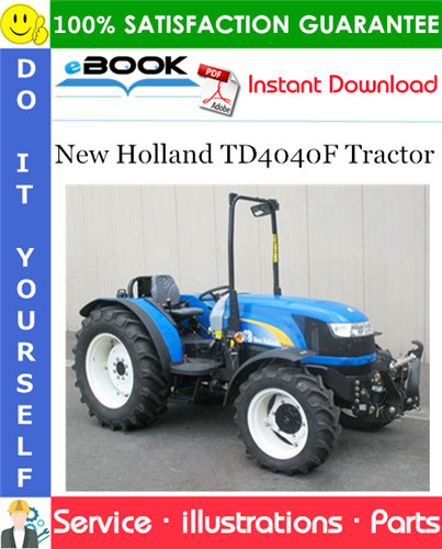 Thumbnail ☆☆ Best ☆☆ New Holland TD4040F Tractor Parts Catalog Manual