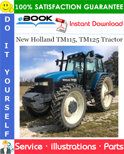 Thumbnail ☆☆ Best ☆☆ New Holland TM115, TM125 Tractor Parts Catalog Manual