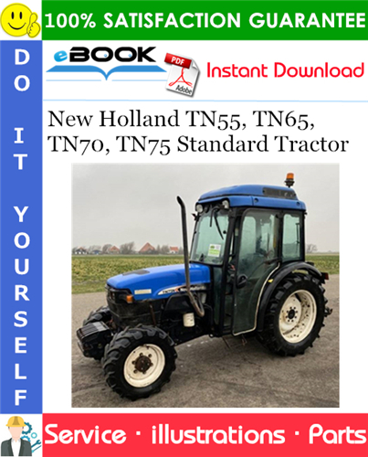 Thumbnail ☆☆ Best ☆☆ New Holland TN55, TN65, TN70, TN75 Standard Tractor Parts Catalog Manual