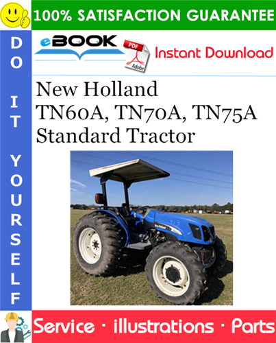 Thumbnail ☆☆ Best ☆☆ New Holland TN60A, TN70A, TN75A Standard Tractor Parts Catalog Manual