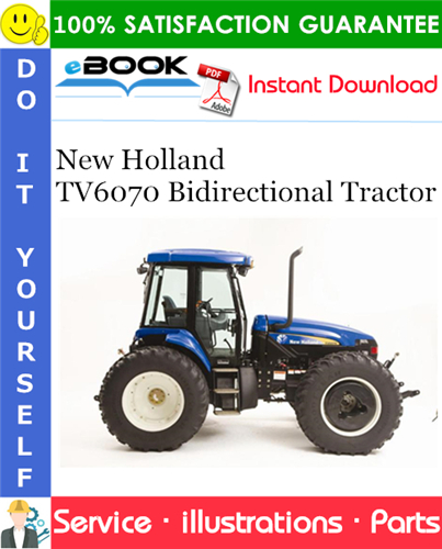 Thumbnail ☆☆ Best ☆☆ New Holland TV6070 Bidirectional Tractor Parts Catalog Manual