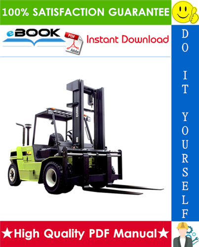 Thumbnail ☆☆ Best ☆☆ Clark CQ20D, CQ25D, CQ30D, CQ20L, CQ25L, CQ30L Forklift Trucks Service Repair Manual
