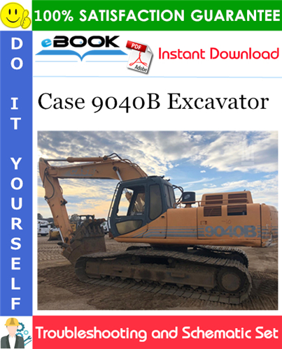 Thumbnail ☆☆ Best ☆☆ Case 9040B Excavator Troubleshooting and Schematic Set