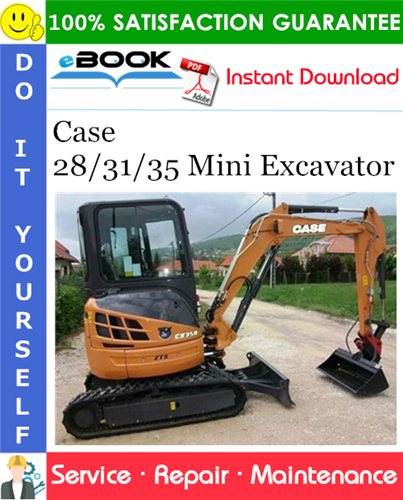 Thumbnail ☆☆ Best ☆☆ Case 28/31/35 Mini Excavator Service Repair Manual