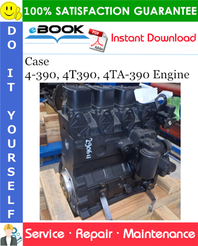 Thumbnail ☆☆ Best ☆☆ Case 4-390, 4T390, 4TA-390 Engine Service Repair Manual 