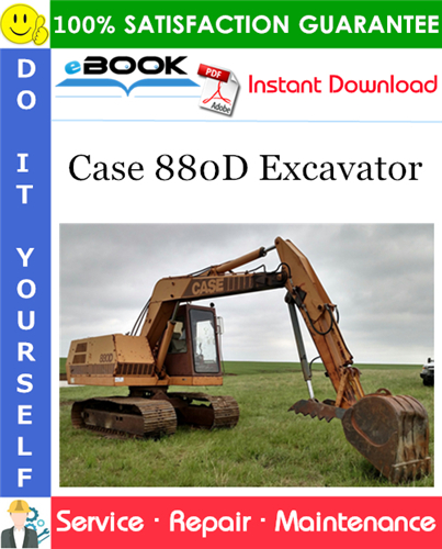 Thumbnail ☆☆ Best ☆☆ Case 880D Excavator Service Repair Manual