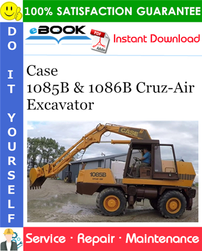 Thumbnail ☆☆ Best ☆☆ Case 1085B & 1086B Cruz-Air Excavator Service Repair Manual
