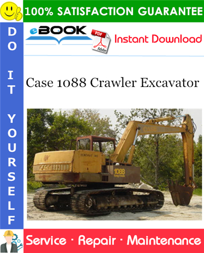 Thumbnail ☆☆ Best ☆☆ Case 1088 Crawler Excavator Service Repair Manual